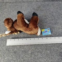 Ganz Webkinz Reindeer Plush HM137 Stuffed Animal 9″ Holiday Deer Used Paper CODE