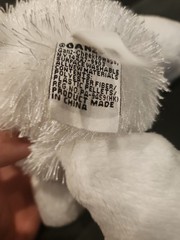 Webkinz Lil Kinz White Bunny Rabbit Plush Stuffed Animal Toy