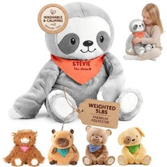 Lilly’s Love Weighted Stuffed Animals for Adults & Kids — 5lb Calming Sloth P…
