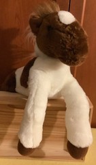 2005 Toys R Us Wells Fargo Pinto Painted Brown White Horse Plush Toy 15”
