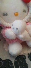 HELLO KITTY ESKIMO W/SEAL 2004 WINTER PLUSH DOLL