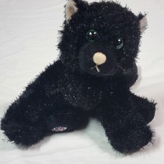 Ganz Webkinz Black Cat Excellent Condition With No Tags Code HM 135