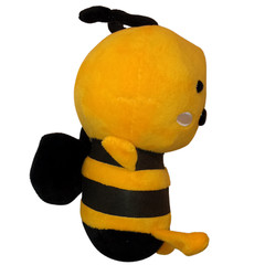 Cute Yellow and Black Plush Bumblebee Toy