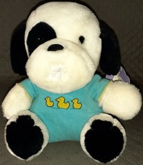 Very Rare 1985 8″ Vintage Dakin Pillow Soft Goo Goo Puppy Stuffed Plush Toy Doll