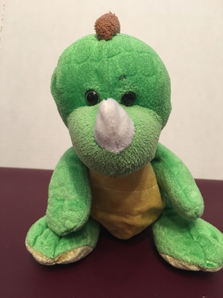 Webkinz Key Lime Dino Plush Stuffed Animal Ganz No Code