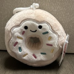 American Greetings Donut Plush Keychain Clip Sweet Treat Stuffed Toy New