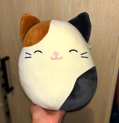 Squishmallows Cat Plush Doll Small 6-14 in White Brown Black, Ages 3+