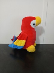 Colorful Parrot Plush Stuffed Animal Small Strap