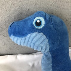 Kellytoy Blue Apatosaurus Dinosaur Plush Stuffed Animal Long Neck Stuffie