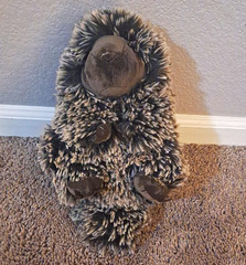 Wild Republic Hedgehog Plush Stuffed Animal Gray/Brown Small 12 In