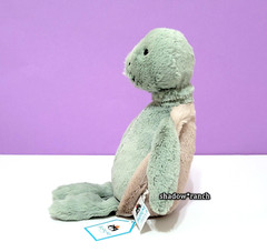 Jellycat Original Bashful Turtle + Tag Protector – Medium 11″ – Authentic – NWT