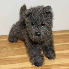 Douglas Cairn Terrier Heather 10″ Plush Dog Course Gray/Brown Fur 1944.1