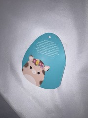 Squishmallows Aquitaine 7.5 Inch Pink Pig Floral Crown Spring Squad Kellytoy NWT