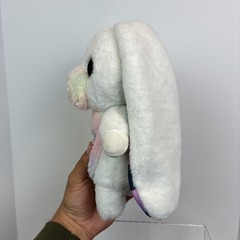 Plushie Dreadfuls Autism Rabbit V1 White Rainbow Ear Plush Discontinued Rare