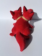 Hades Cerberus Plush Figure 3 Headed Dog Hound of Hell 12” Soft Plushie Statue