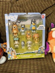 Bluey Witch 15″ & Bingo Bat 11″ Costume Halloween Holiday Plush Toy Set Heeler