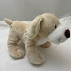 Tawny Pup Tan Brown White HM452 Ganz Webkinz Plush 10″ Lovey Toy No Code