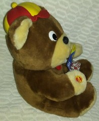 11″to15”2001 General Creation Baby Bear Storytelling Talking Plush No Books AAs