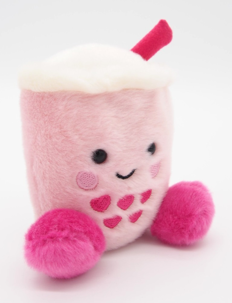 Original Palm Pals Pink TANGY HEART BOBA 5″ Bean Plush Stuffed Toy