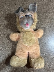 Vintage My Toy Co. Rubber-face Dog Plush Stuffed Animal 1950s-1960s