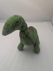 Vintage 1992 Applause Determined Productions Green Dinosaur Apatosaurus