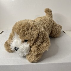 FAO Schwarz Cockapoo Puppy Dog 14″ Plush Soft Stuffed Animal Toy Lying Down