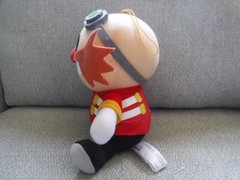 Sonic Hedgehog SD ROBOTNIK Sitting PLUSH Hang Loop Goggles Dr. Eggman 2022 Sega