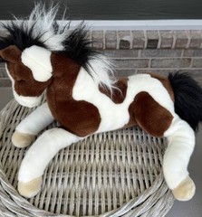 DOUGLAS Cuddle Toys Natches Paint Horse Excellent Clean 17 1/2″ long