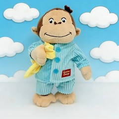 Curious George Plush Toy Multi Color Soft Stuffed Animal for Kids 34cm