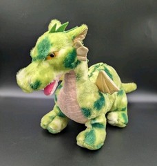 Vintage Aurora World Legendary Friends Dragon Plush, Vollenth The Green