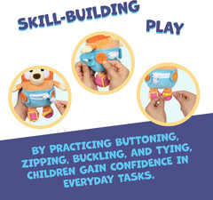 Bluey Dress & Play Baby Bingo Plush Interactive Learning Stuffed Animal New Toy