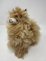 Alpaca Connection REAL Alpaca Fur Plush Stuffed Animal Made In Peru RARE 9″ Soft