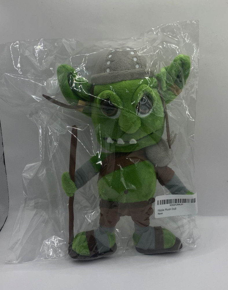Greystone Chronicles FIBBLE Plush Stuffed Goblin orc D&D Dave Willmarth 10″ Rare