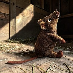 Ikea Brown Mouse GOSIG MUS Small 5″ Rat Plush Stuffed Animal “Retired” Toy