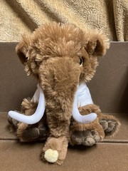 The Bear Factory Wollie the Wooly Mammoth Plush Toy With White Shirt