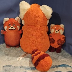 Disney Pixar Turning Red Mei Red Panda Plush Bundle Lot Of 3 16” HugMees