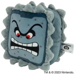 Club Mocchi Mocchi- Super Mario Plush – Thwomp Plushie – Squishy Mario Toys –