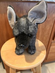 Fiesta Bat Eared Fox Grey Black 11” Plush