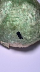 VTG Green Gund Plush Dog Sani Foam Filled Brooklyn NY 1950s 1960s Stuffed Animal