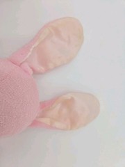 Rare Vintage Playskool Snuzzles Bunny Plush Pink Plaid 1996 Rabbit Stuffed