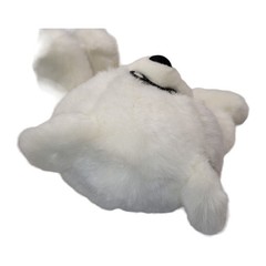 Chosun International White Bear Plush Stuffed Animal Glasses plaid bow tie 15″