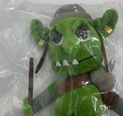 Greystone Chronicles FIBBLE Plush Stuffed Goblin orc D&D Dave Willmarth 10″ Rare