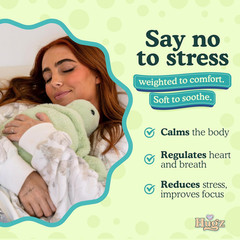 Hugz Official Weighted Stuffed Animal 3.8 lb for Adults and Kids – Premium Stuff