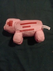 Minecraft Pig Plush Doll Toy Video Game Merchandise