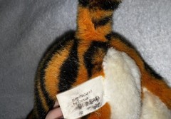 Chosun 8 Inch Striped Orange black Tiger Plush