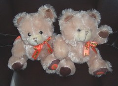 Lot of 7 : Stuffed Plush Animals Lot – Reese’s Teddy, Reindeer, Twisted Pretzel
