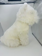 Circo White Westie Terrier Plush Puppy Dog Stuffed 12″ Realistic Sitting