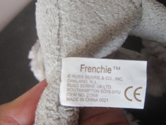 New! Russ Berrie Luv Pets FRENCHIE FRENCH POODLE PLUSH DOG Gray puppy miniature
