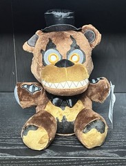 Jazwares Five Nights At Freddy’s FNAF Nightmare Freddy 8″ Plush GITD eyes FNaF