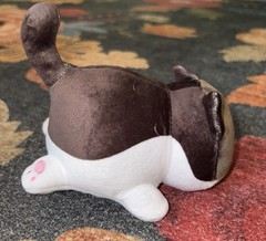 Aphmau Meemeows Mystery PlushToy Litter Series 1 Johnny Cat 6” Brown White (P-3)